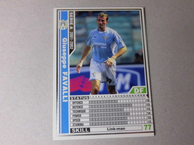 WCCF　2001-2002 白 ジュゼッペ?ファヴァッリ 117/288