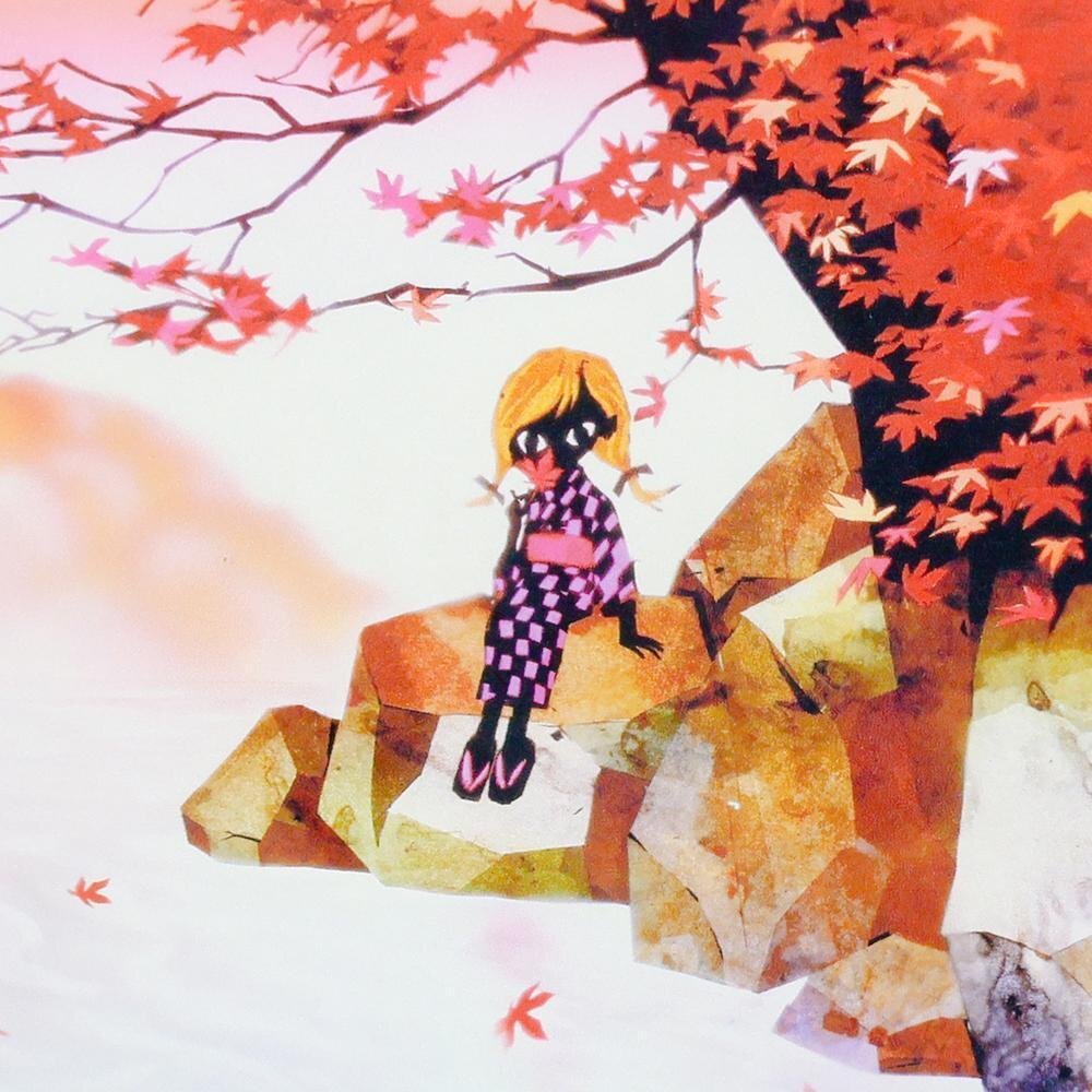藤城清治!紅葉!10月!レフグラフ!世界限定品! 焦 藤城清治!紅葉!10月!レフグラフ!世界限定品! 焦