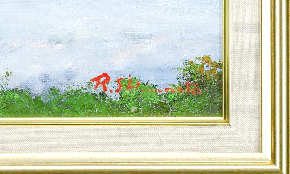 島本良平 令和赤富士 油彩画 島本良平 令和赤富士 油彩画 島本良平 令和赤富士 油彩画