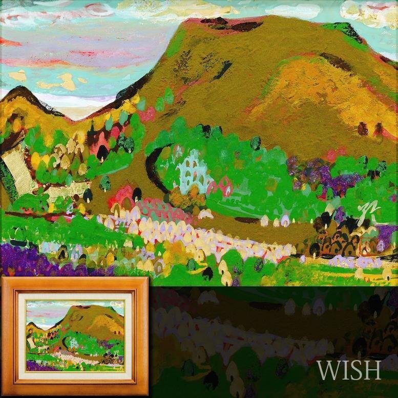 真作】【WISH】大矢紀 日本画 4号 金箔・金泥仕様 ◇山辺逸品 〇 真作】【WISH】大矢紀 日本画 4号 金箔・金泥仕様 ◇山辺逸品 〇