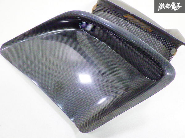【破損無】 社外 HONDA ホンダ NA1 NSX サイド エアダクト カーボン FRP製 外装 エアロパーツ エアロ 左右 セット 即納 棚28-2_画像2