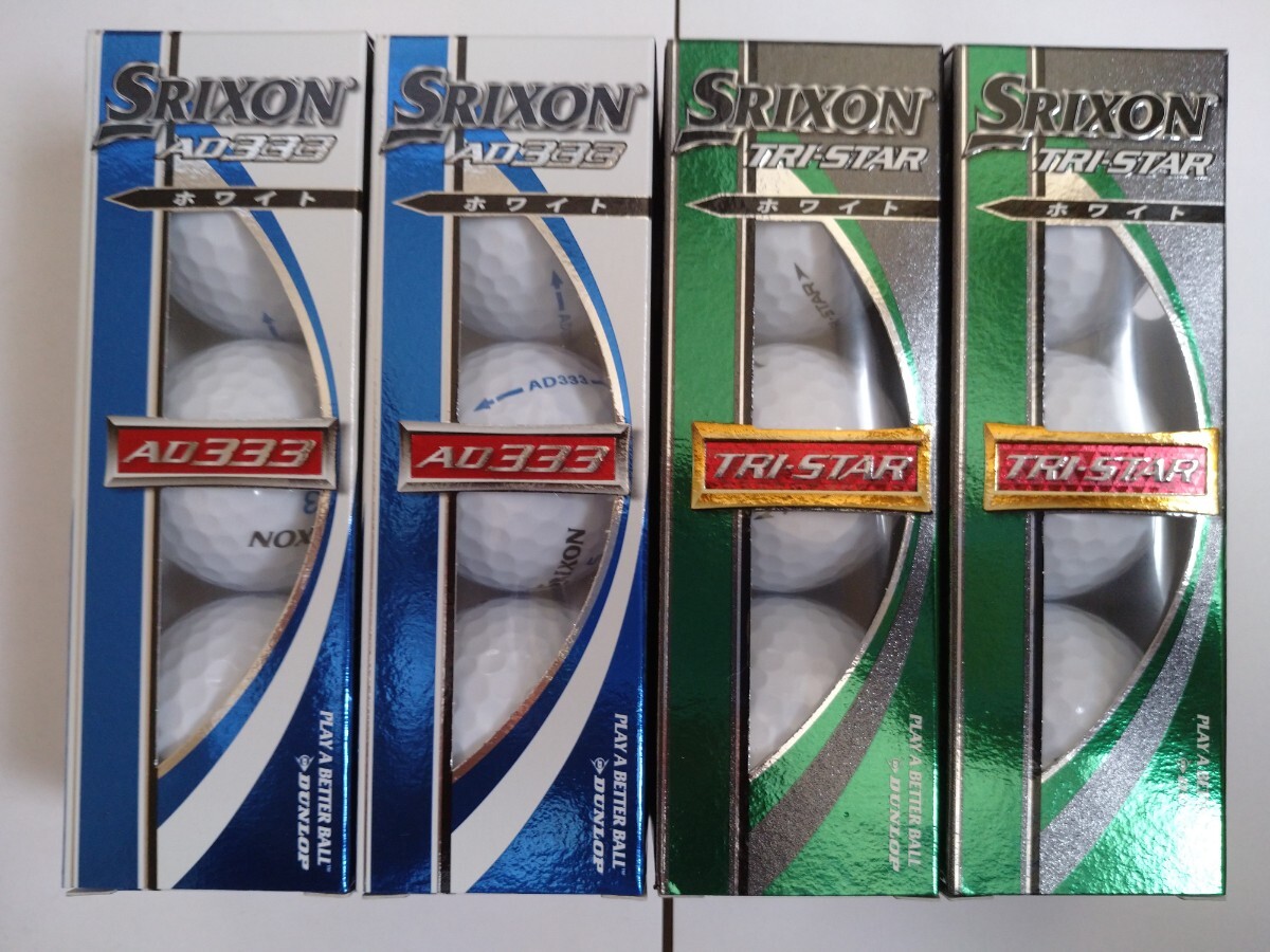  Dunlop мяч для гольфа SRIXON TRISTER AD333 каждый 6 шт белый 