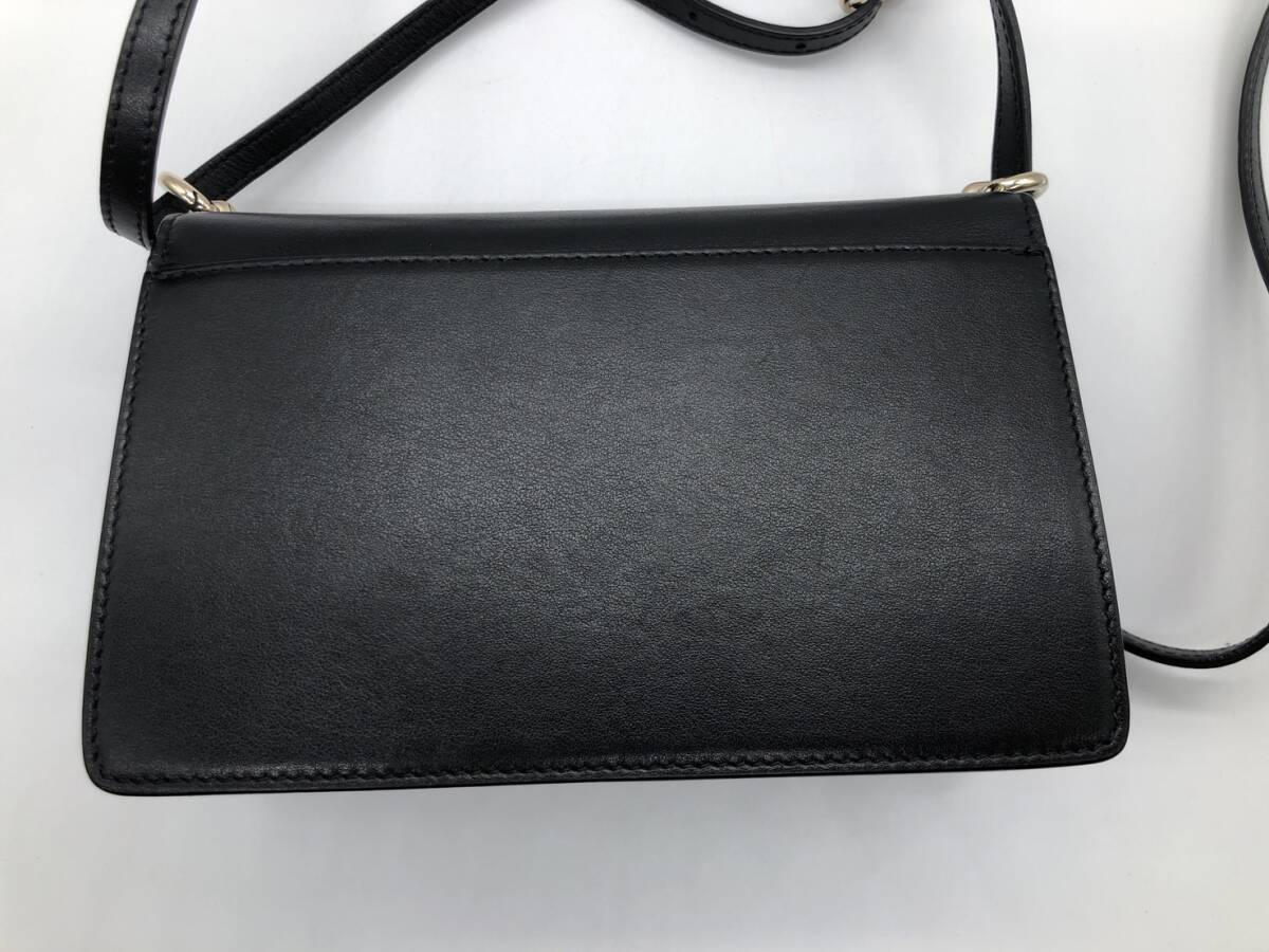 22505】FURLA ショルダー 1927 べっこう ターンロック レザー