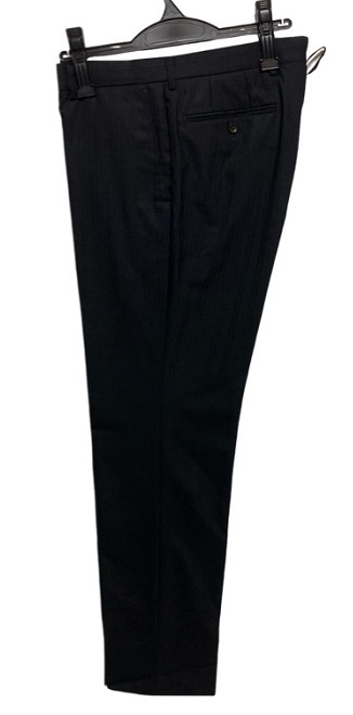 パーソンズ マン 3ピース 上品なブラックシャドーストライプスーツ A7 C96W84T180 青山商事 検モダンクラシック_画像8