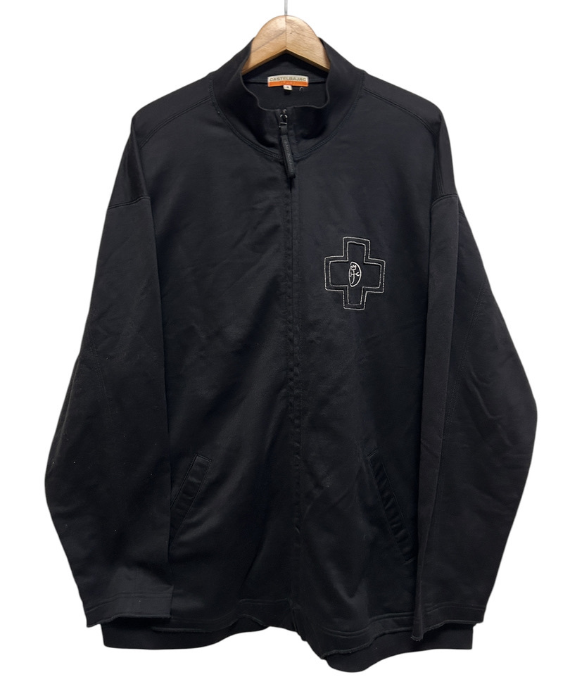 ▽CASTELBAJAC SPORT カステルバジャック トラックジャケット ジャージ サイズ4 黒 ブラック トレーナー フルジップ CIRCUS