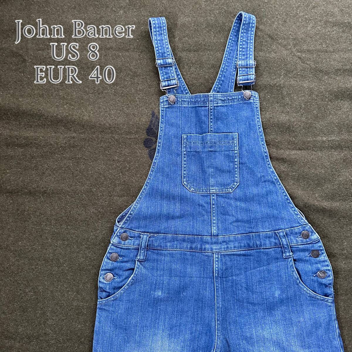 JOHN BANER デニムオーバーオール ユーロサイズ40 レディース _画像1