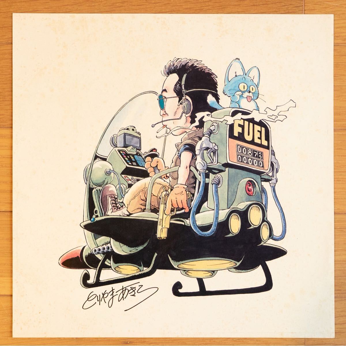 希少 鳥山明 複製原画 所ジョージ イラスト サイン カラー AKIRA 希少 鳥山明 複製原画 所ジョージ イラスト サイン カラー AKIRA