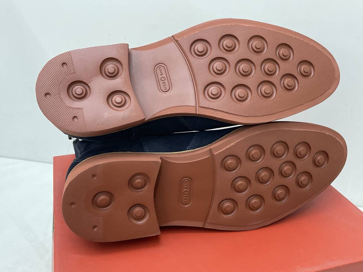 【G-12-R11】 stefanorossi ステファノロッシ サイドゴア スェード 未使用_画像6