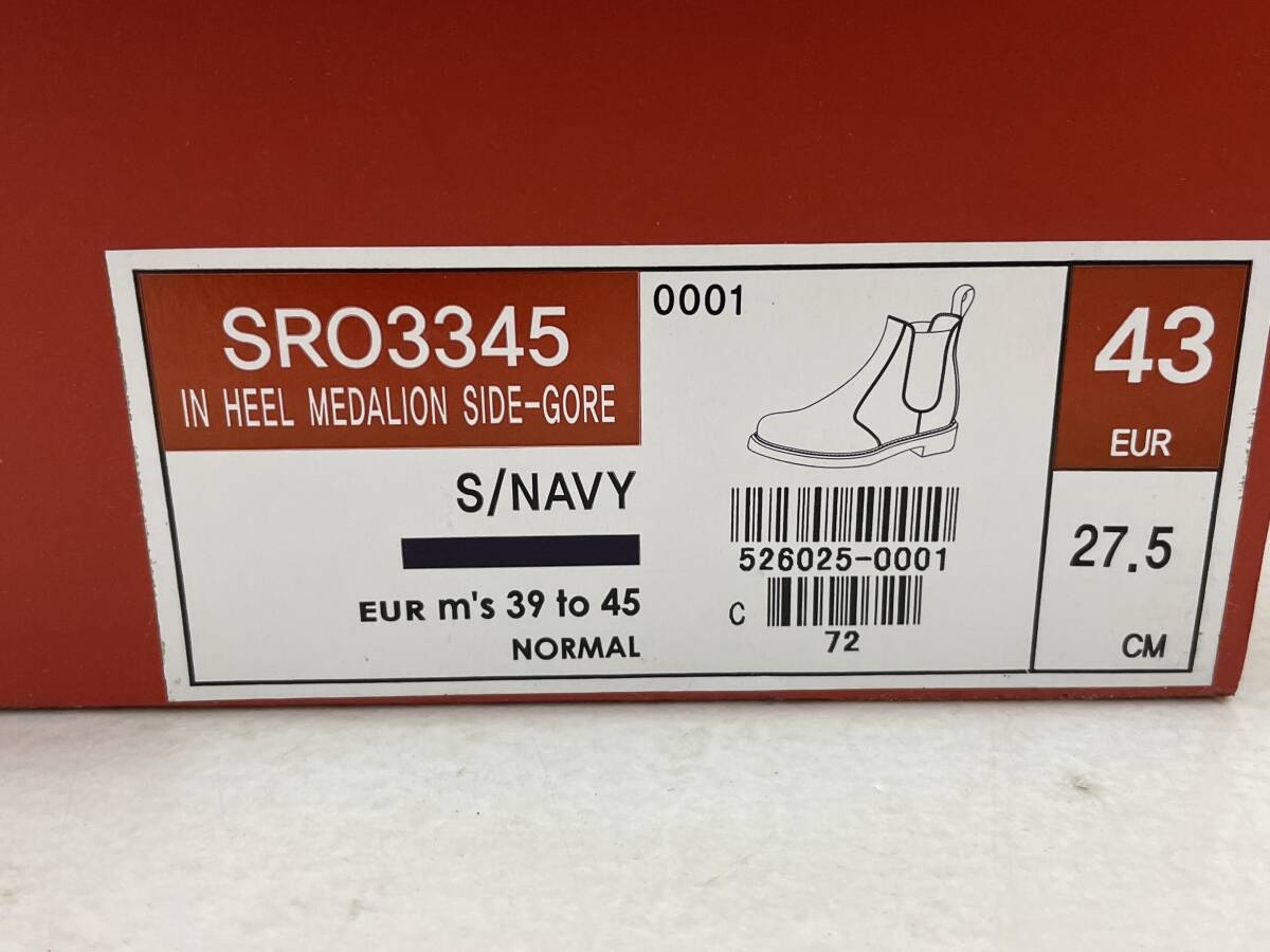 【G-12-R11】 stefanorossi ステファノロッシ サイドゴア スェード 未使用_画像8