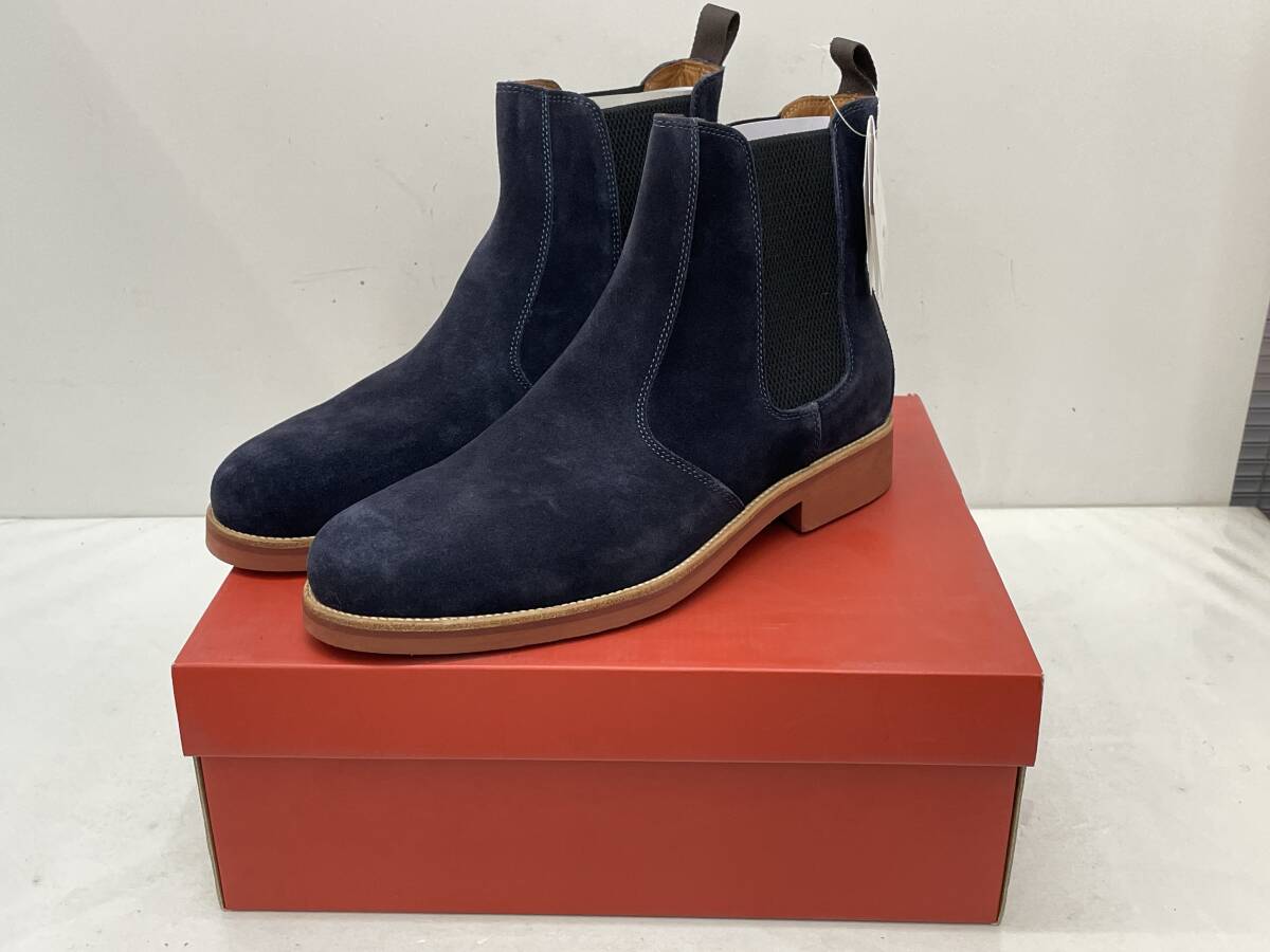 【G-12-R11】 stefanorossi ステファノロッシ サイドゴア スェード 未使用_画像1