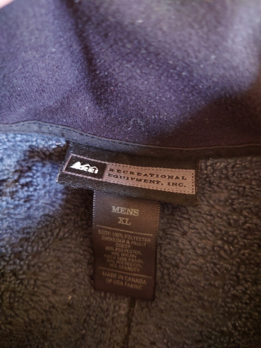 REI POLARTEC サイズXL フリースジャケット　極暖 アウトドアカナダ制
