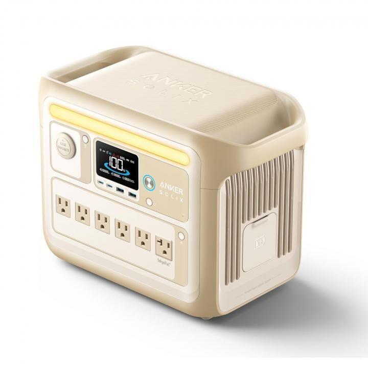 AnkerアンカーSolix C1000ポータブル電源A1761521ベージュ容量1,056Wh大容量ソリックスモバイルバッテリーアウトドア