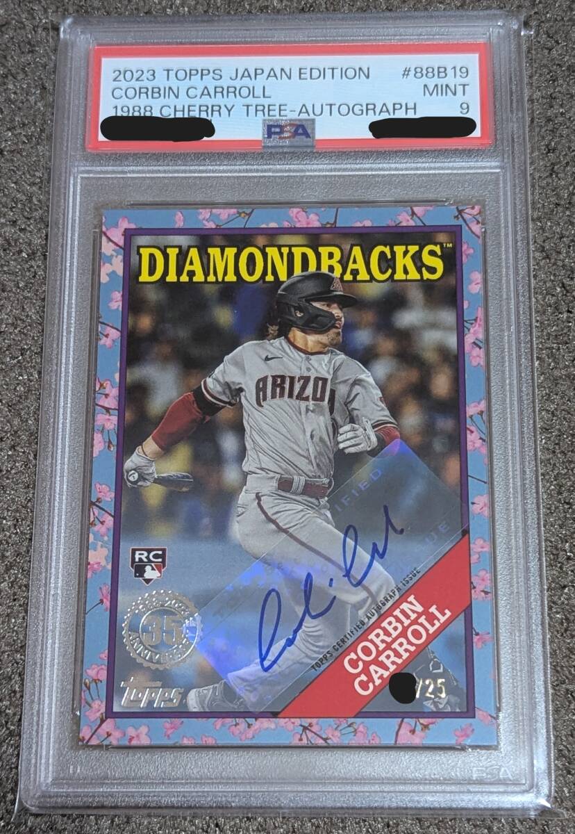 25枚限定】直筆サインカード C.キャロル 2023 TOPPS JAPAN 25枚限定】直筆サインカード C.キャロル 2023 TOPPS JAPAN