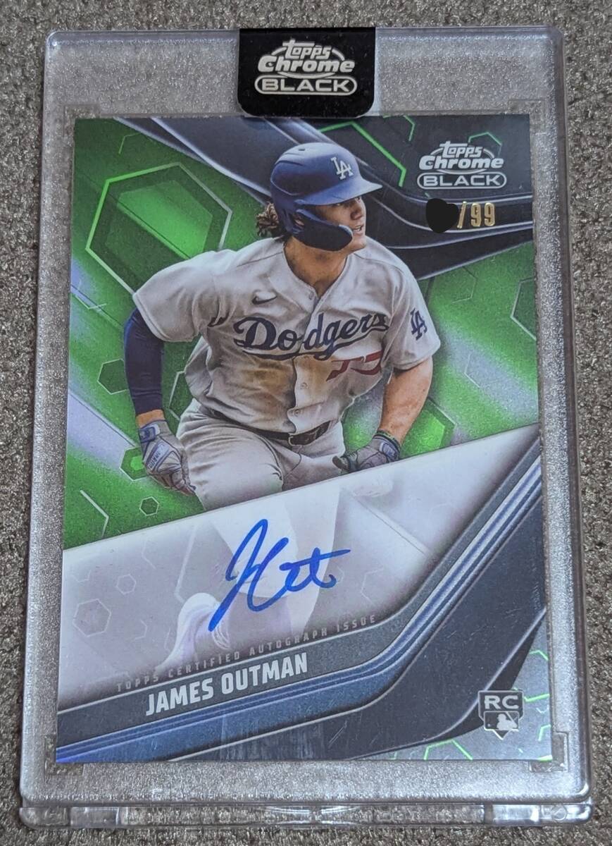 J.アウトマン 直筆サインカード 2023 TOPPS CHROME BLACK J.アウトマン 直筆サインカード 2023 TOPPS CHROME BLACK