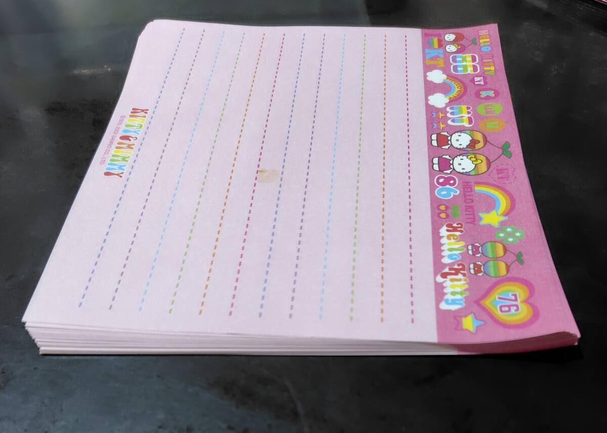 ハローキティケース入りレターセットサンリオレトロ2002年製