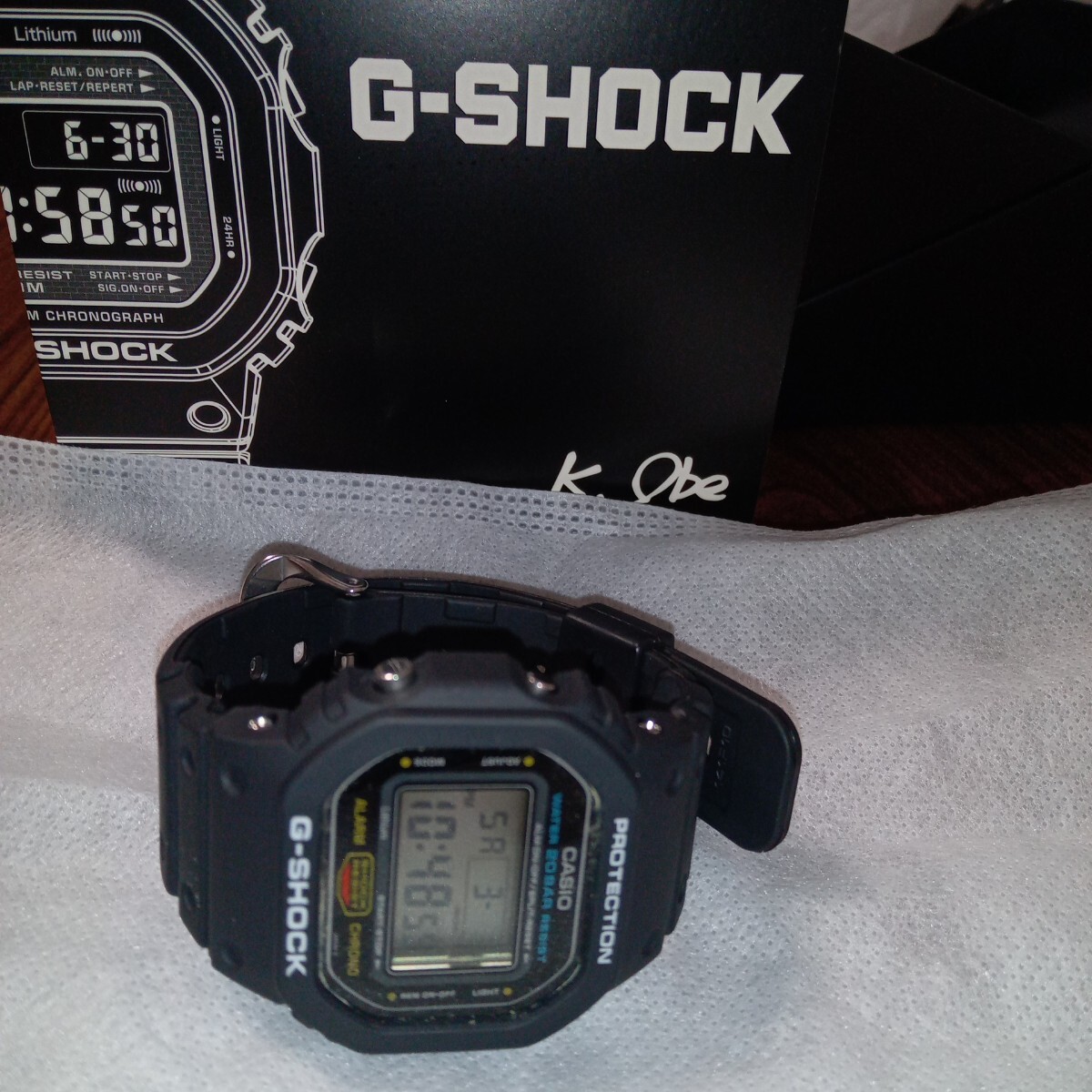 DW-5600 C 1V CASIO G амортизаторы внутренний 901 JAPAN 0 первый период CASIO восстановление после не оборудован 
