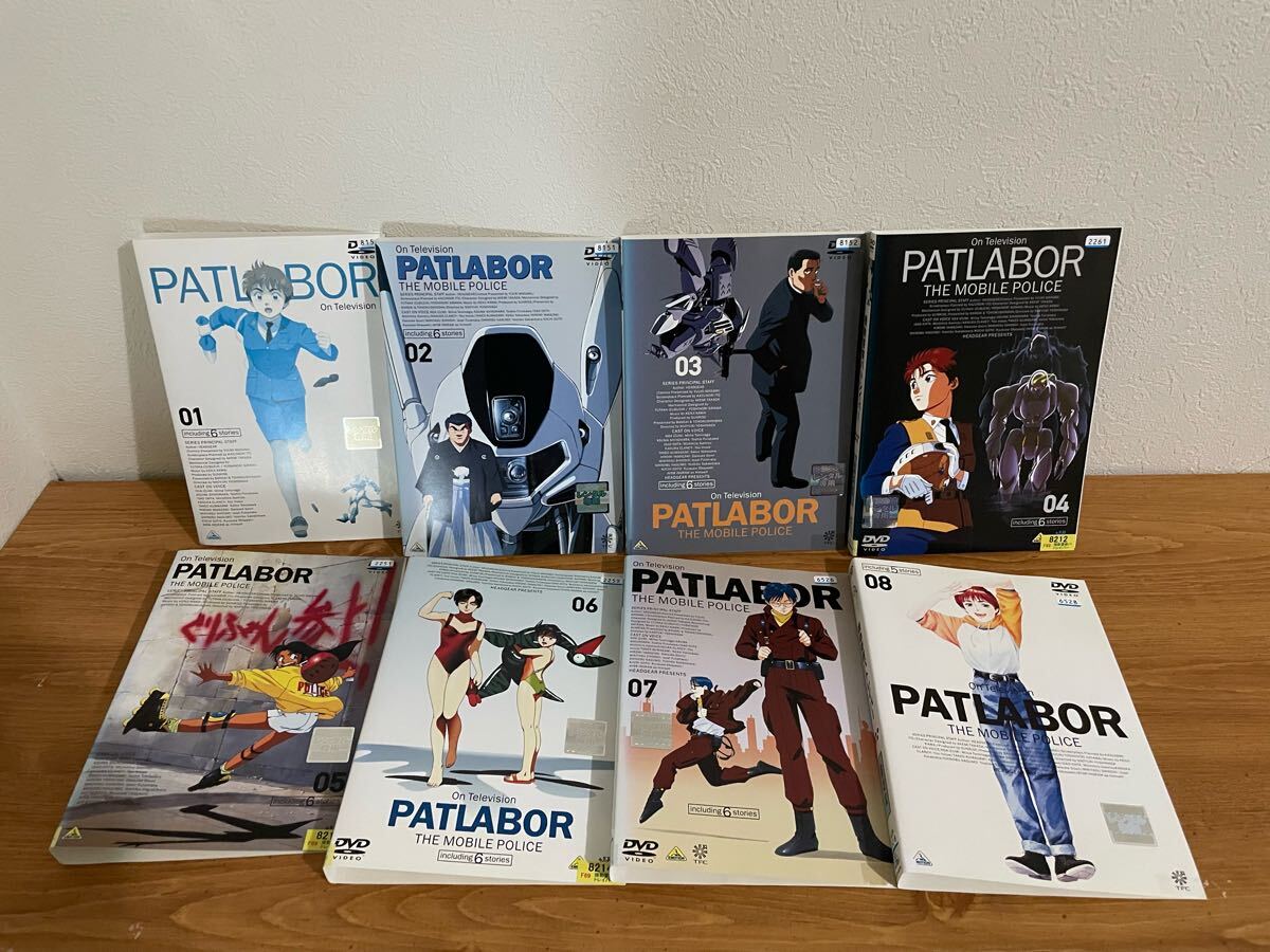 DVD 機動警察パトレイバーON TV 8巻+アーリーデイズ2巻+OVA3巻 DVD 機動警察パトレイバーON TV 8巻+アーリーデイズ2巻+OVA3巻