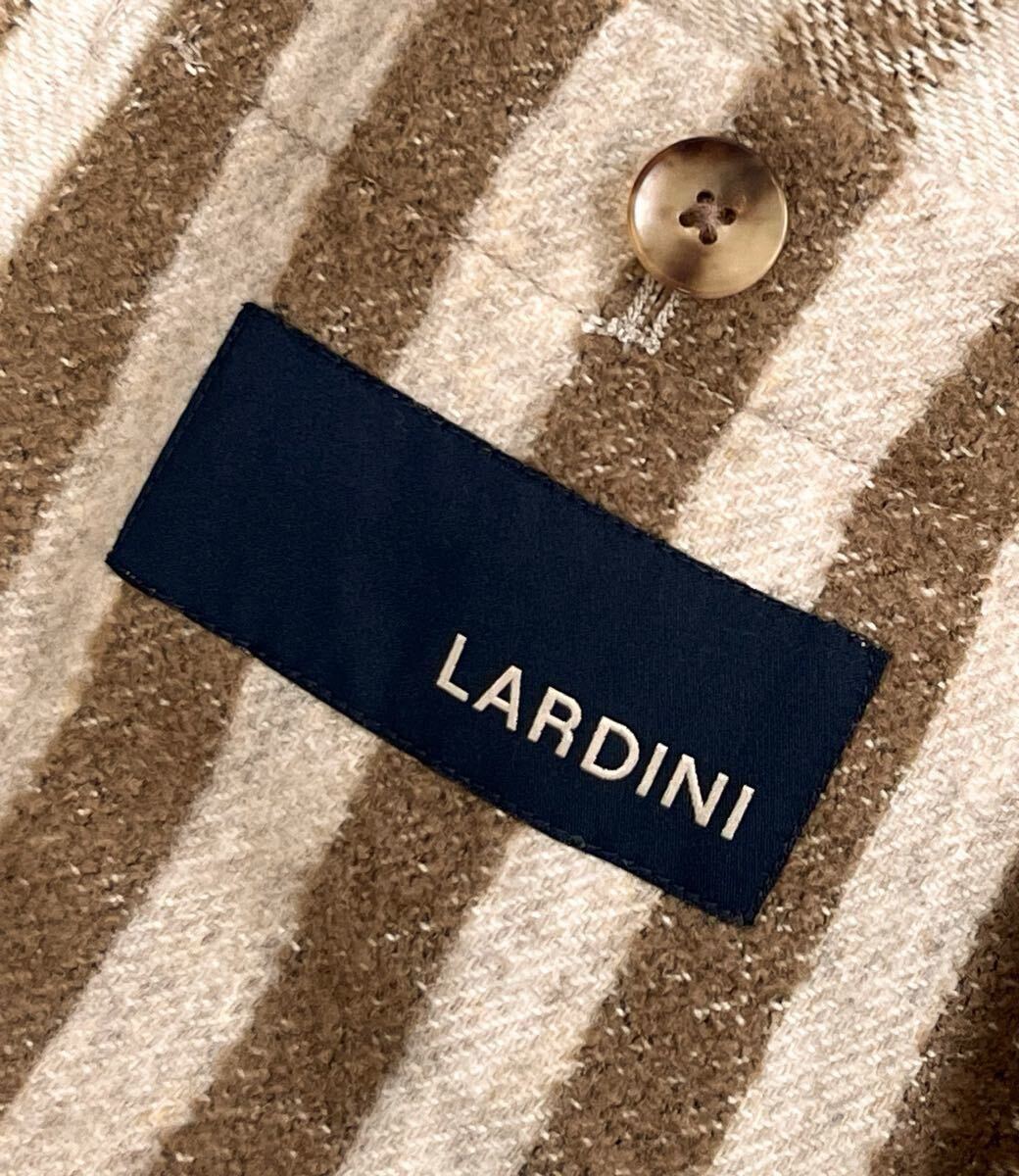 希少52サイズ○LARDINI テーラードジャケットブートニエール
