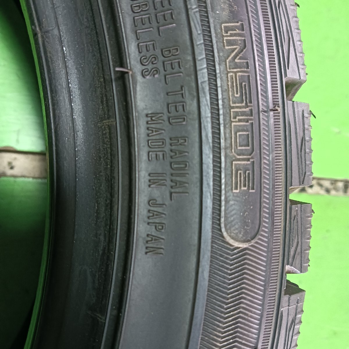T3-4-7●【送料無料！1本のみ】165/55R15 75Q DUNLOP WINTERMAXX WM01 2019年制/山あり/冬タイヤ/適格請求書発行可能