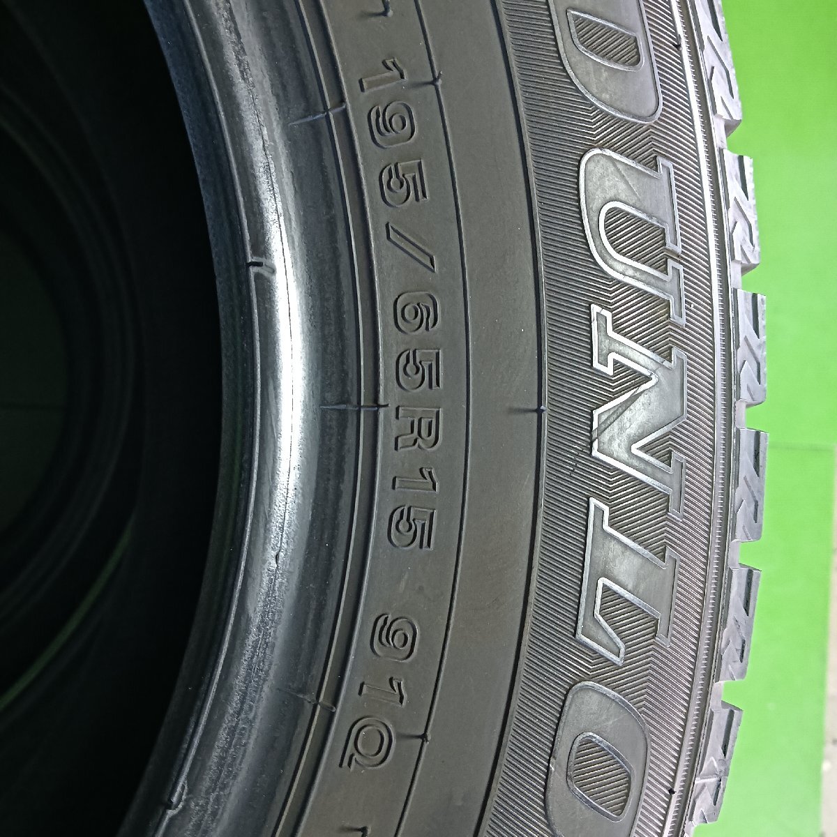 T3-20-3●【送料無料！4本セット】195/65R15 91Q DUNLOP WINTERMAXX WM02 2021年制/山あり/冬タイヤ/適格請求書発行可能