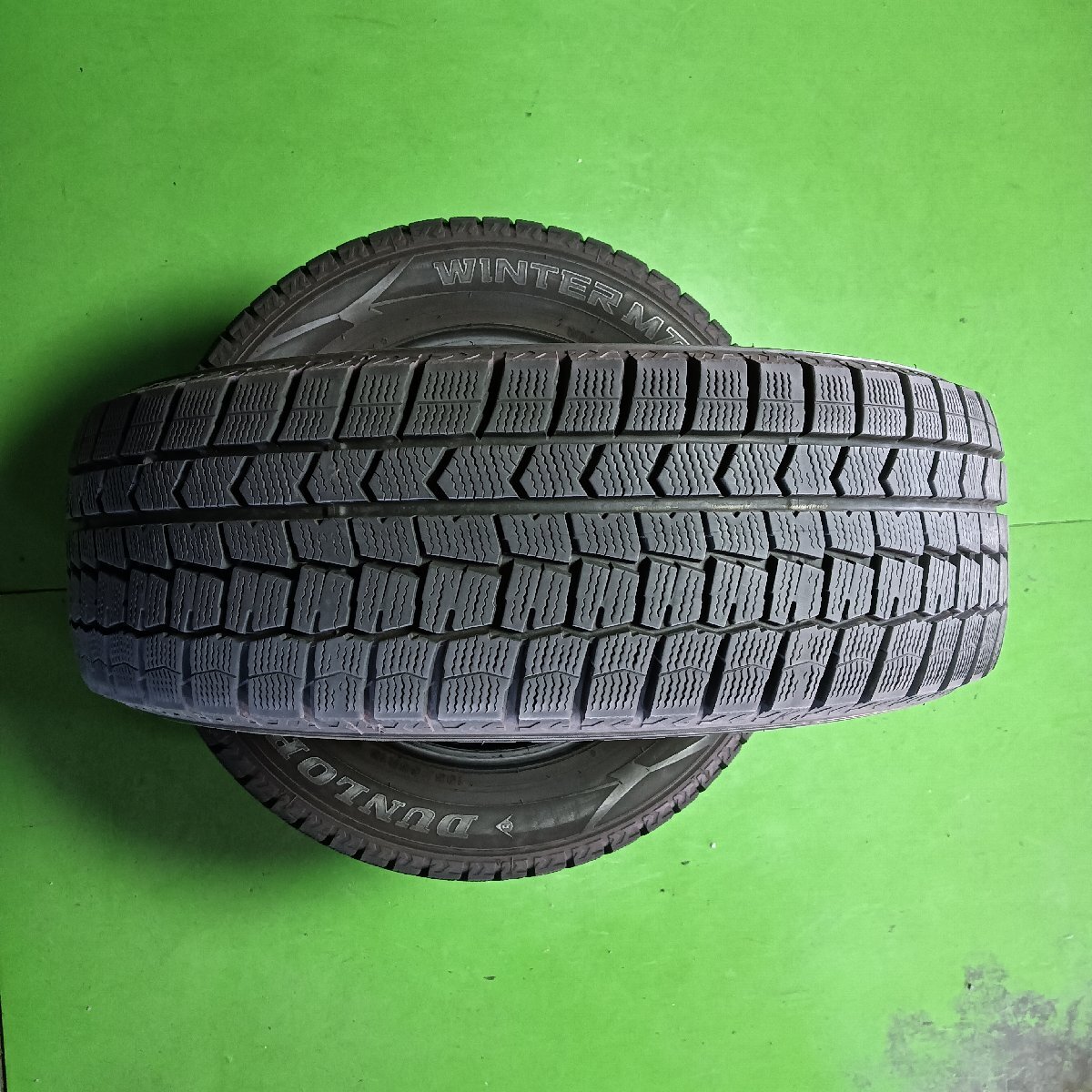 T3-20-3●【送料無料！4本セット】195/65R15 91Q DUNLOP WINTERMAXX WM02 2021年制/山あり/冬タイヤ/適格請求書発行可能