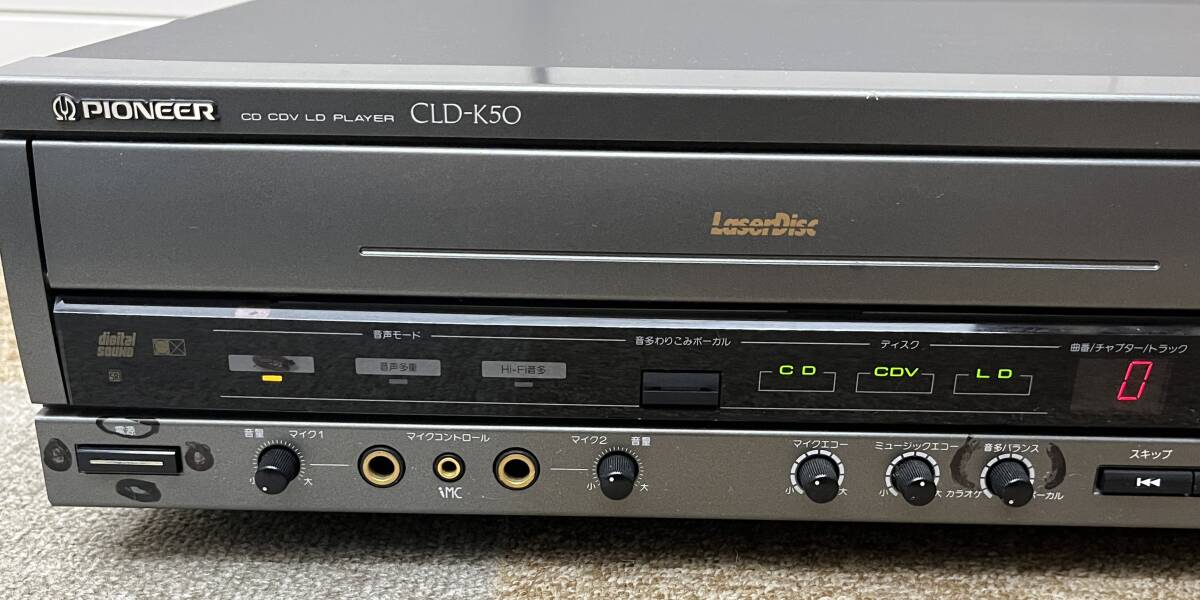 yi902HI PIONEER パイオニア CLD-K50 カラオケ LD CDV CD yi902HI PIONEER パイオニア CLD-K50 カラオケ LD CDV CD
