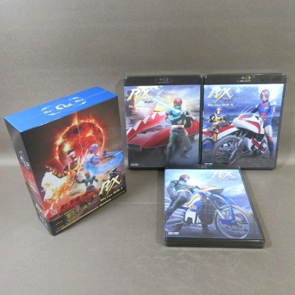 KA619●「仮面ライダーBLACK RX Blu-ray BOX 1～3」全3巻セット 初回生産限定特典全巻収納BOX付き