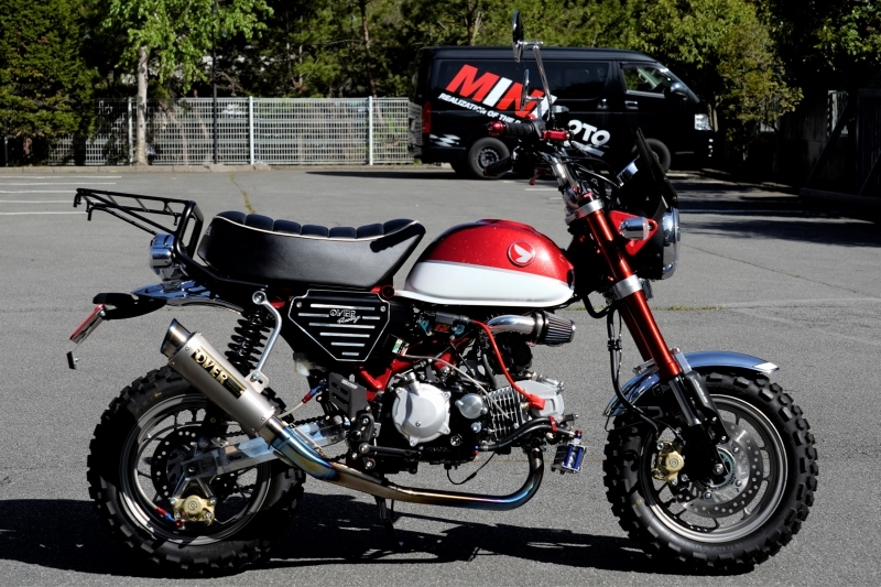 モンキー125エクステンドリアキャリア クロームメッキ