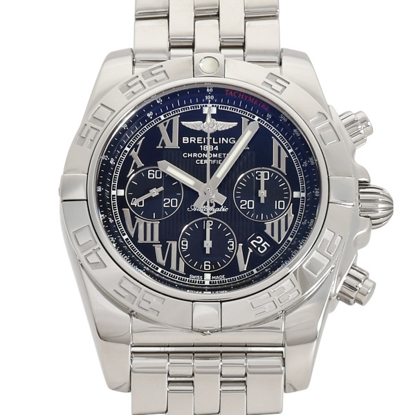 ブライトリング BREITLING クロノマット 44 A011B56PA ブラック文字盤 中古 腕時(shí)計(jì) メンズ