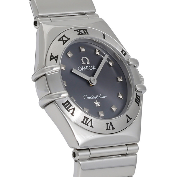 オメガ OMEGA コンステレーション ミニ 1561.51.00 グレー文字盤 中古 腕時(shí)計(jì) レディース