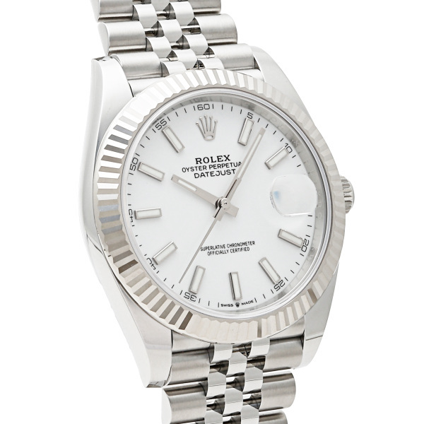 ロレックス ROLEX デイトジャスト 41 126334 ホワイト文字盤(pán) 新品 腕時(shí)計(jì) メンズ