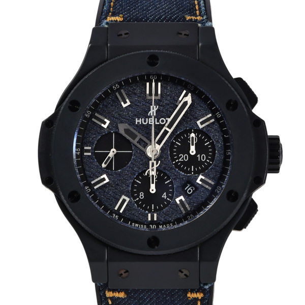 ウブロ HUBLOT ビッグバン ダークジーンズ 世界限定250本 301.CI.2770.NR.JEANS14 ブルー/ブラック文字盤 中古 腕時計 メンズ