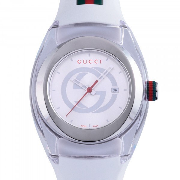 グッチ GUCCI シンク YA137302 シルバー文字盤 新品 腕時(shí)計(jì) 男女兼用