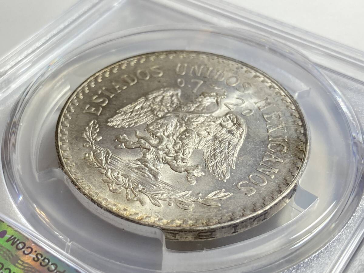 1円スタート!☆PCGS MS66☆1933年 メキシコ 1ペソ銀貨 1円スタート!☆PCGS MS66☆1933年 メキシコ 1ペソ銀貨