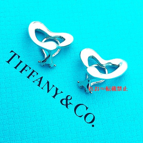 未使用品　ティファニー　オープンハートイヤリング_画像2