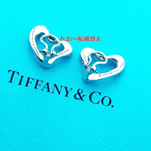 未使用品　ティファニー　オープンハートイヤリング_画像3
