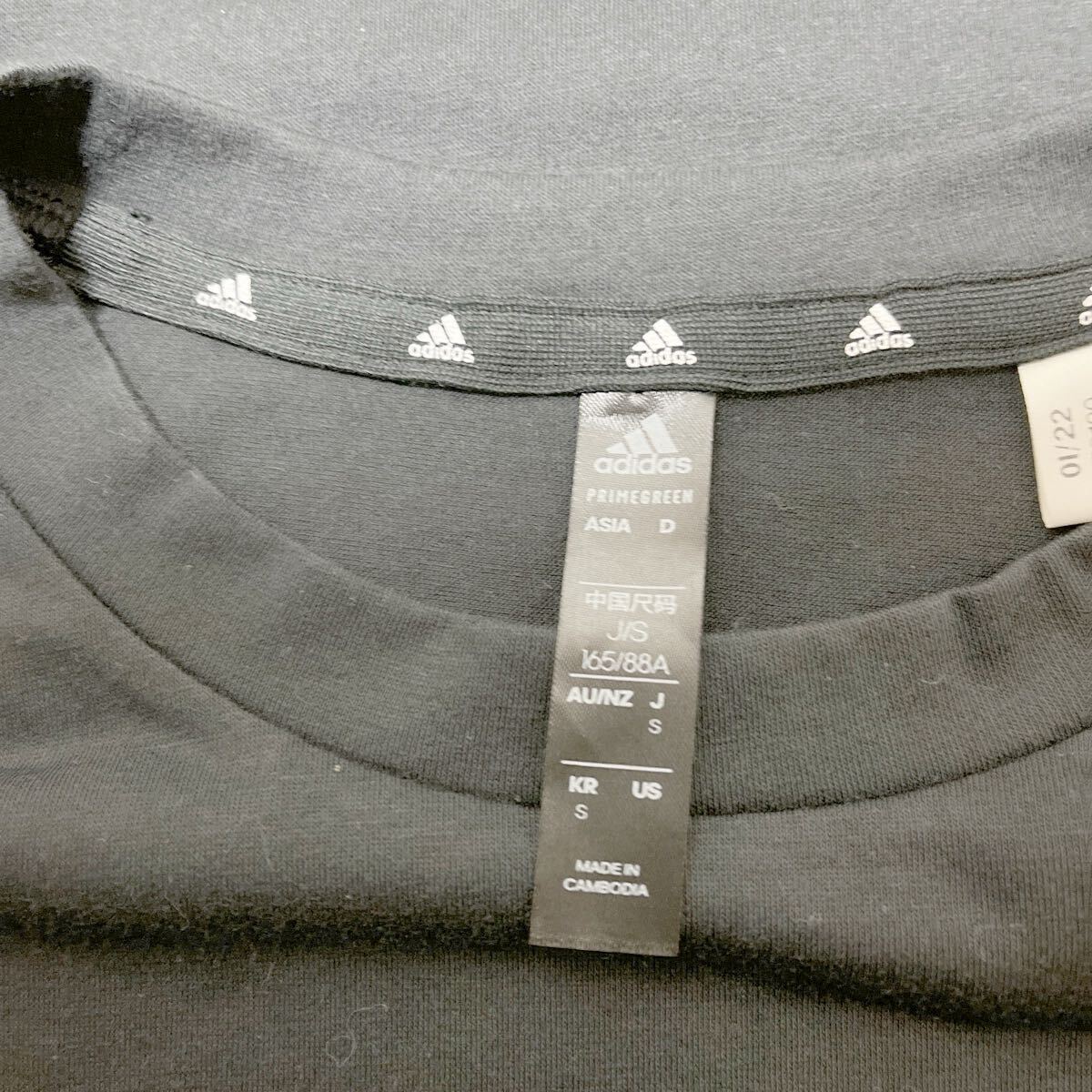 adidas アディダス 半袖 Tシャツ Sサイズ ブラック_画像3