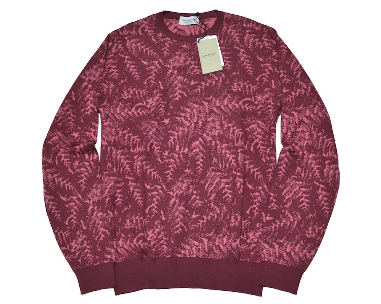 【新品】國內(nèi)正規(guī) JOHN SMEDLEY ジョンスメドレー 高級コットン 長袖ニット Mサイズ 英國制 タグ付き 圧巻の著心地 大人のオシャレ 9510