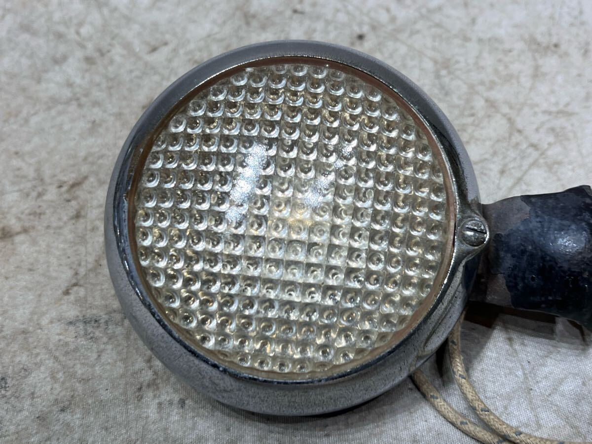 30'S FORD HALL LAMP ビンテージ ミニ ライト ハーレー ナックル パン ショベル アイアン エボ トライアンフ インディアン チョッパー 純正