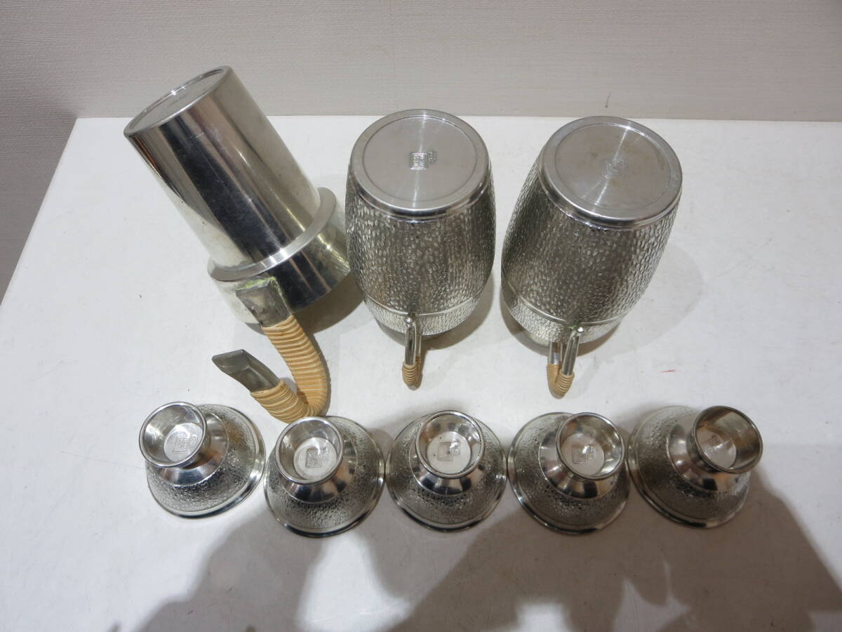 40257 本錫 錫半 酒器セット(錫製)|売買されたオークション情報 40257 本錫 錫半 酒器セット(錫製)|売買されたオークション情報