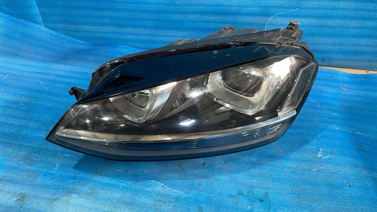 フォルクスワーゲンゴルフ-7-AUCJZ-2015-車の左ヘッドライト-LEDC-2-33-891番