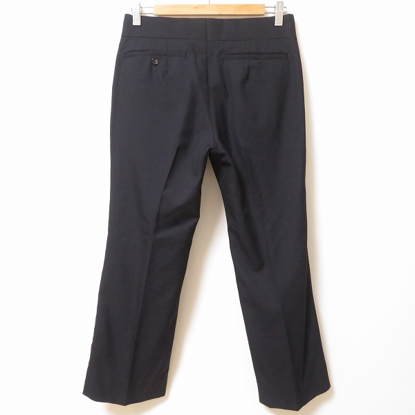 #anc コムデギャルソン COMMEdesGARCONS パンツ S 濃紺 茶 ピンク チェック センタープレス ユニセックス [927967]