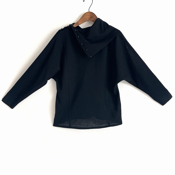 #wnc クリスチャンディオール ChristianDior プレタポルテ PRET A PORTER ニット?セーター M 黒 ドルマンスリーブ レディース [933874]