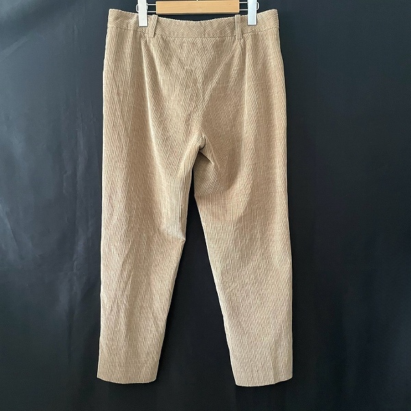 #wnc アニオナ AGNONA パンツ 46 ベージュ コーデュロイ イタリア制 大きいサイズ レディース [858081]