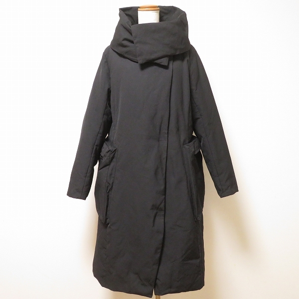 #wnc メフウセンソユニコ 芽風(fēng) ダウンコート 38 黒 ジップアップ スナップボタン レディース [792985]
