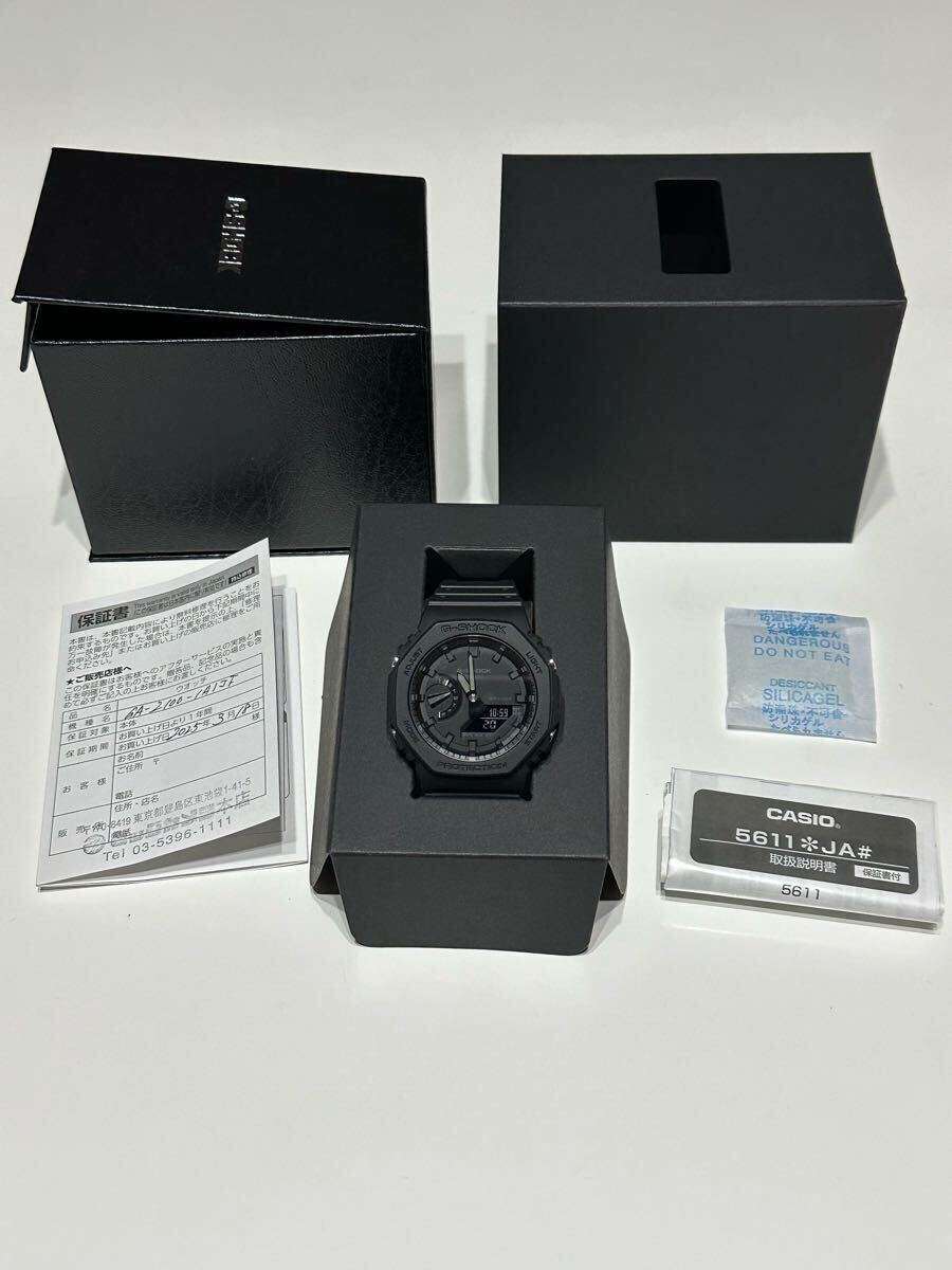 CASIO G-SHOCK GA-2100-1A1JF 5611*JA# 日本製　店舗購入→当日出品　保証書付き