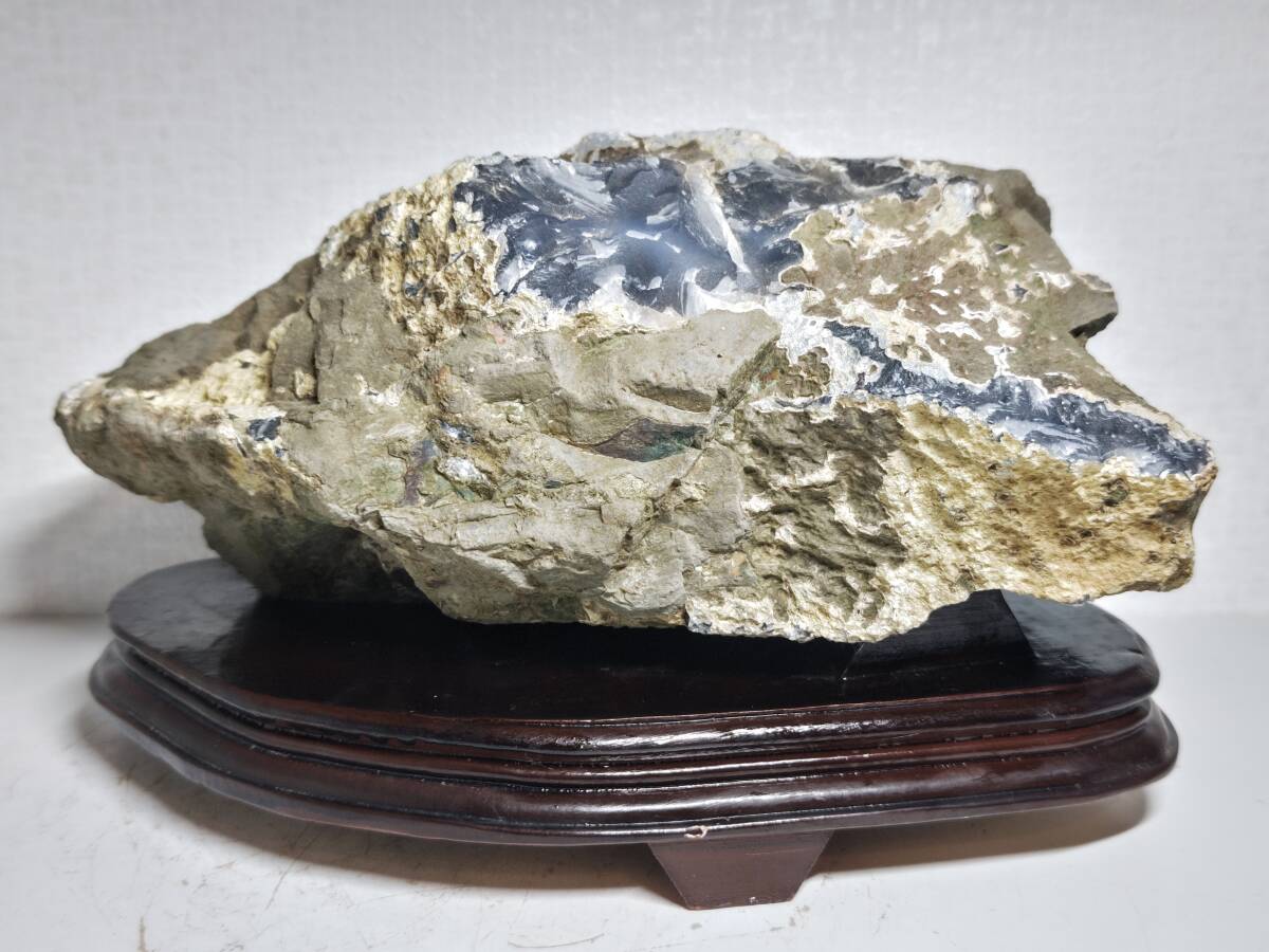 サンダーエッグ 750g オパール 瑪瑙 水晶 原石 誕生石 鑑賞石