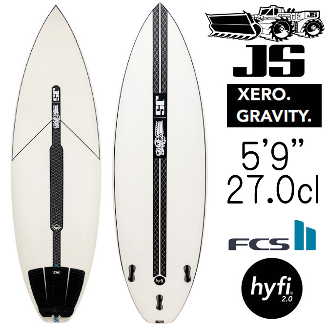 JSサーフボード ゼロ グラビティ ハイファイ 2.0 EPS モデル 5'9 27.0L ユーズドボード / JS Industries Xero Gravity Hyfi 2.0