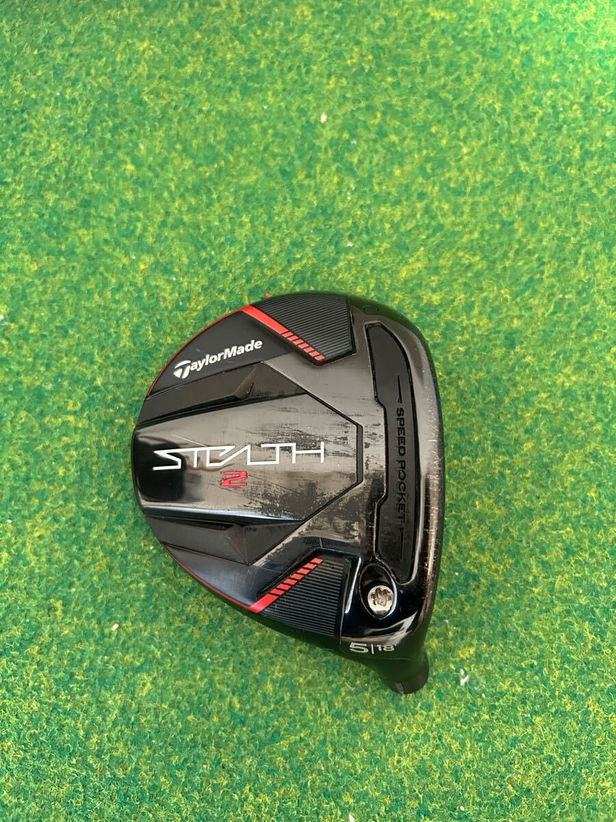 テーラーメイド STEALTH2 フェアウェイウッド 5W 18° ツアー支給 テーラーメイド STEALTH2 フェアウェイウッド 5W 18° ツアー支給