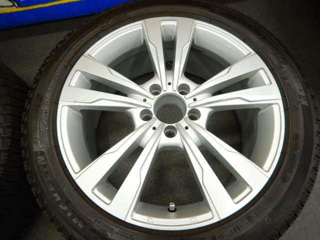 A:美品！ヤナセさん取扱品。ユーロフォルシュ H793 8J-18+43 5-112 ミシュラン X-i3+ 245/45-18 ６〜７分。W213型 Eクラス用。の画像5